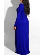 Lovely Casual Loose Blue Ankle Length  Dress